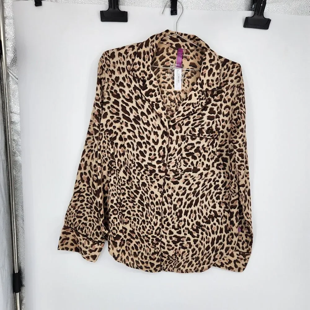Adore‎ Me Women's XS Leopard Print Sammi PJ Set NWT